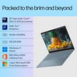 HP Pavilion AI Laptop, Intel Core Ultra 5 125H 12 Tops, (16GB LPDDR5x, 512GB SSD), WQXGA,IPS, 300 nits, 14''(35.6cm),Win 11, M365 Basic(1yr), Office Home24, Blue,1.44kg,5MP Camera w/Shutter, ew1112TU - Image 3