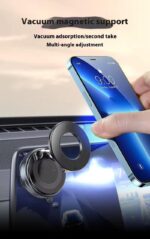 GopinathEcom 360° Vaccum Magnetic Phones Holder, Magnetic Car Phone Mount,Hands-Free Suction Cup Phones Holder for Car/Gym/Mirror/Shower,Mount Compatible All Mobile Phones Holder - Image 3