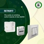 Smarteefi WiFi 1 Node Switch (STD-SERIES), Retrofit Smart Switch for Home Automation, Works with existing switches, No hub required, Compatible with Alexa and Google Home (STD-SERIES, 1 Node) - Image 3
