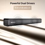 Zebronics ZEB-JUKE BAR 2500 Wireless Bluetooth Single Soundbar With Supporting Wall Mount, USB, AUX, Optical IN & Remote Control. (35 Watt, 2.0 Channel) - Image 4