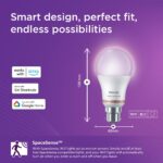 PHILIPS WiZ 10W B22 Wi-Fi & Bluetooth LED Smart Bulb with Music Sync, Compatible with Amazon Alexa & Google Assistant, 16 Million Colours & Motion Sensing Technology | Pack of 1 - Image 4