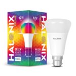 Halonix Wi-Fi Enabled Smart LED Bulb 12W B22D (16 Million Colors + Warm White/Neutral White/White) (Compatible with Amazon Alexa and Google Assistant) - Image 4