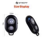 STRIFF Smart Remote Controller with Bluetooth Wireless Unique Gadgets -Click Amazing Photos and Videos-Compatible with All Devices (Black) - Image 5