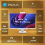 acer Aspire C24 60.5 cm (23.8") Full HD IPS Display All in One (AIO) Desktop Intel Core i3 1215U Processor (Win11 Home/8 GB/512 GB SSD/Microsoft Office) Full HD Webcam, Wireless Keyboard & Mouse - Image 3