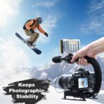 PULUZ U-Grip Camera Handle Stabilizer Video Rig Stabilizing Handleld Grip Compatible for Canon Nikon Sony DSLR Cameras Camcorder& Home DV Camera Recording Filming Equipment - Image 3
