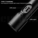 Flashlights USB Rechargeable, Super Bright LED Flashlight Waterproof, Zoomable Power Bank Torch, LED Flashlight, Adjustable LED Torch with Zoom Focus Light for Camping, Emergency - Image 4