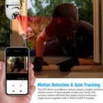 4MP HD WiFi Smart Bulb Security Camera with 360° Pan & 90° Tilt, 2-Way Audio, Spotlight Function, and Full Color Night Vision (light bulb) - Image 5