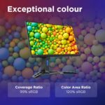 Lenovo Legion R24e | 24" (60.9cm) FHD 180Hz Gaming Monitor | 0.5ms, AMD FreeSync, 99% sRGB, 1xHDMI 2.1 TMDS, 1xDP 1.4| Tilt, Swivel, Pivot, Height Adjust | Black | 67CCGAC4IN - Image 4