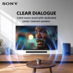 Sony Bravia Theatre Bar 6 HT-BD60 5.1(3.1.2 ch) Dolby Atmos Soundbar with Wireless Subwoofer, 2-Upfiring Speakers, S-Force & Vertical Surround Engine, Bluetooth, HDMI eARC. - Image 5