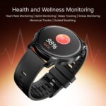 Boat Ultima Prime smartwatch with 1.43” AMOLED Display, AOD, Personalized Fitness Nudges, Functional Crown,100+ Sports Modes, Create Your Own Watchface, smartwatch for Man and Woman (Onyx Black) - Image 4