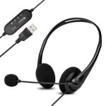 BigPassport Wired USB Headset with Noise Cancelling Microphone | HD Audio & All-Day Comfort for Online Meetings & Office Calls | USB Headphones for PC & Laptop | Model: Pro-Tech 491 (Black) - Image 3