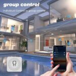 Electrobot Smart WiFi Switch for Home Automation, 10A Max Output, 2.4GHz Wireless Remote Control with LED Light, Check Appliance Status via Mobile App (iOS & Android) - Image 3