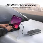 Ubon Champion SX201 20000 mAh 15W Fast Charging Power Bank | Dual Inputs & Output Ports | for Smartphone, TWS, Neckband (Black) - Image 4