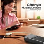 Ubon Champion SX201 20000 mAh 15W Fast Charging Power Bank | Dual Inputs & Output Ports | for Smartphone, TWS, Neckband (Black) - Image 5