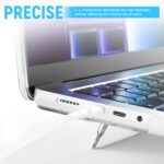 HASTHIP® Laptop Case Cover for MacBook Air 13.6 inch M4 A3240 M3 A3113 M2 A2681 with Foldable Kickstand Release 2025 2024 2022 for Apple Flexible Soft Clear Case - Image 4