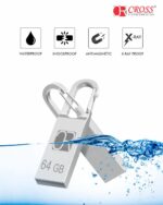 CROSS 3.0 USB Flash Drive/Pen Drive with Metal Body - Silver | External Storage Device 4GB 8GB 16GB 32GB 64GB 128GB Pen Drive | Compatible with Laptop, Desktop, Projector, Car, Audio (64GB) - Image 4