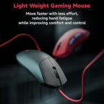 daWg Wired Gaming Mouse, Up to 12400 DPI, PixArt PAW3327 Sensor, 1000Hz, 6 Buttons, Huano Switches, Lightweight Body, Customization Software, 1.5m Red Braided USB Cable (Slay 25, Red) - Image 5
