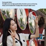 50MP 4K High Definition Compact DSLR Camera 16X Digital Zoom 2.4 Inch Screen Anti Shake Selfie Camera for Photography Enthusiasts (No Memory Card) - Image 3