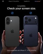Spigen EZ Fit Privacy Tempered Glass Screen Protector Guard For iPhone 17/17 Pro / 16 Pro [2 Pack] - Image 3