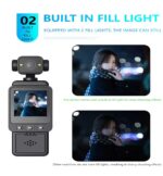 ETZIN Mini Body Camera with Audio & Video Recording, Pocket Action POV Camcorder 270° Rotation 1080P FHD, Wearable Camera for Security, Work, Guard, Travel EPL-1569IM - Image 3