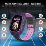 GameSir Q18 Kids Smart Watch, 2G/3G Connectivity, Voice Calling, GPS Tracker, Two-Way Calling, SOS Function, Camera & Water Rasistence, Smartwatch for Kids - Boys & Girls - (Purple) - Image 5