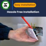 Smarteefi WiFi Touch Panel Smart Switch Board, 9 Ports (8 Switch + 1 Fan Regulator), Guaranteed Schedules, No Hub Required, Compatible with Alexa, Google Home (6M-Flat-Touch-9-Port (220mmx90mmx40mm)) - Image 4