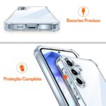 Silicone Hybrid Clear Back Case Cover for Samsung Galaxy A16 5G | Shockproof Design | Camera Protection Bump | Bumper Case Cover for Samsung Galaxy A16 5G (Transparent) - Image 4