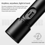 Marrone Rechargeable Flashlights High Lumens, Super Bright Flash Light, Power Bank Light Zoomable LED Flashlight with 9 Light Modes, Portable Light Flash Lights for Camping - Image 3