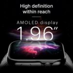 Noise ColorFit Ultra 3 Bluetooth Calling Smart Watch with Biggest 1.96" AMOLED Display, Premium Metallic Build, Functional Crown, Gesture Control with Metallic Strap (Jet Black: Elite Edition) - Image 3