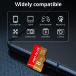 2 Pack Memory Card 8GB with Adapter, High Speed Memory Card, UHS-I C10 A1 U3 Memory TF Card for Tablet/Mobile Phone/Camera/Car Audio/Game Console (TF162 8GB) - Image 3