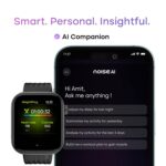 Noise Pro 6 Smart Watch:Intelligent AI, Endless AI Watch Faces, AI Companion, 1.85” AMOLED, EN2 Processor, Nebula UI 2.0, Emergency SOS, Compatible with iOS & Android(Jet Black) - Image 4