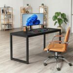TEKAVO Radix Desk Home Office Computer Table | Workstation,Desktop Pc Desk,Gaming Computer Table for Home | Black (120X60X75 Cm) - DIY - Image 3