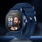 Pebble Hive Octa Display Smartwatch | BT Calling | Functional Rotating Crown | Multi Sports Modes | Sleep Monitoring | Health Suite | Customizable Watch Faces | in-Built Games & World Clock - Blue - Image 3