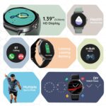 Pebble Hive Octa Display Smartwatch | BT Calling | Functional Rotating Crown | Multi Sports Modes | Sleep Monitoring | Health Suite | Customizable Watch Faces | in-Built Games & World Clock - Blue - Image 4