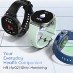 Pebble Hive Octa Display Smartwatch | BT Calling | Functional Rotating Crown | Multi Sports Modes | Sleep Monitoring | Health Suite | Customizable Watch Faces | in-Built Games & World Clock - Blue - Image 9