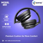 New Launch Model 650 ANC Wireless Headphones – Wireless Over Ear Noise Cancelling Headset with Deep Bass, 35H Playtime, Large 40 MM Drivers, Triple Mics, Over Ear Headphone - Image 5