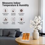 ThermoPro TP53 Digital Thermohygrometer, Monitoring Room Temperature and Humidity with Backlight - Image 3