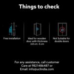 AGARO Grand Smart Door Lock with Handle, Auto Lock, Unlock with Finger Print/RFID Card/PIN Access/App with Bluetooth/Manual Key Access, Digital Door Lock, Anti-Theft Lock, Home Safety, Black - Image 5