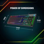 HP K500F Wired Gaming Keyboard, Backlit Membrane with Mixed Color Lighting, Metal Panel with Logo Lighting, 26 Anti-Ghosting Keys, and Windows Lock Key / 3 Years Warranty(7ZZ97AA) - Image 4