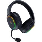 Razer Barracuda X Chroma - Wireless Multi-Platform Gaming Headset with 6 Zone Chroma RGB (SmartSwitch Hyperspeed & Bluetooth, 40mm Drivers, Detachable HyperClear Cardioid Mic) Black - Image 3