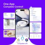 NARWAL Freo X Plus 2-in-1 Robotic Vacuum & Mopping, 7800Pa Suction, 7 Weeks Storage, Zero Tangle Brush, 5200mAh Battery, 3D Mapping, Google Home, Alexa, Siri & App Compatible, 254 Mins - Image 4