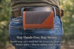 Power Bank Pouch with Belt Clip & 2 Loops | Horizontal PU Leather Case for Boat 10000mAh Power Banks - Image 4