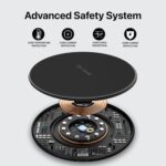 eller santé® 15W Wireless Charger Albany Series Fast Charging Pad PD Qi-Certified Type C Cable for iPhone 17/17 Air/17 Pro/17 Pro Max, 16/16 Plus/16 Pro/16 Pro Max, iPhone 15/14/13/12/11 Series - Image 3