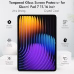 Robustrion Tempered Glass for Xiaomi Pad 7 11.2 inch Full Screen Protector Guard for Xiaomi Mi Pad 7 11.2 inch - 1 Pack - Image 4