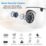IFITech 1080p HD Smart Wi-Fi CCTV Home Security Camera | Indoor 360° Smart CCTV Camera | Bulb Camera | 256GB SD Card Support (Not Included) | Perfect for Home, Office Monitoring - Image 4