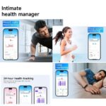GT Pro Smart Fitness Band,24/7 Activity Tracking, Heart Rate Monitoring, HRV Analysis, Stress Monitoring, Sleep Tracking, 30+ Days Battery Life, Ai-Powered Health Analysis,Subscription Free - Image 4