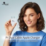 Kratos® Original 20W Fast Charger Compatible for iPhone 17/16/15/14/13/12/11 Series | 1M Type C to L Cable + 1M Nylon Braided Type C to C Cable | PD Fast Charger |BIS Certified - Image 3