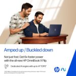 HP OmniBook X Flip OLED (Previously Envy), Intel Core Ultra 5 226V, 40 Tops, (16GB LPDDR5X, 512GB SSD) 3K, 14''/35.6cm, Touch, Win11, Office24, Silver,1.38kg, fm0058TU, 5MP Camera, Next Gen AI Laptop - Image 3
