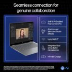 HP OmniBook X Flip OLED (Previously Envy), Intel Core Ultra 5 226V, 40 Tops, (16GB LPDDR5X, 512GB SSD) 3K, 14''/35.6cm, Touch, Win11, Office24, Silver,1.38kg, fm0058TU, 5MP Camera, Next Gen AI Laptop - Image 7