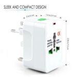 Technotech Universal for Travel Charger Adapter Plug - (White) - Image 3